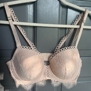 VS‎ Dream Angels Lined Nude Demi Bra